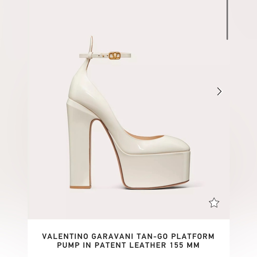 Valentino Tan-Go Platform Patent Leather 155mm